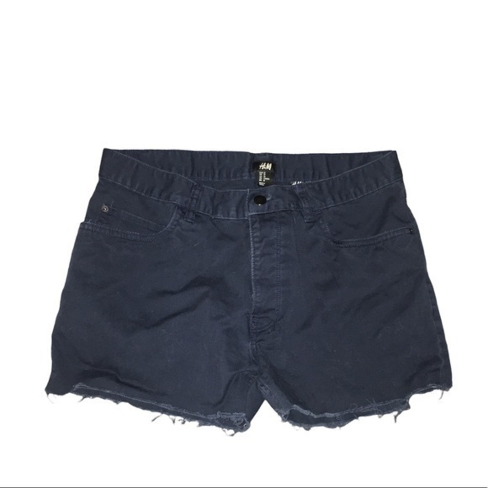 Frayed Denim Shorts